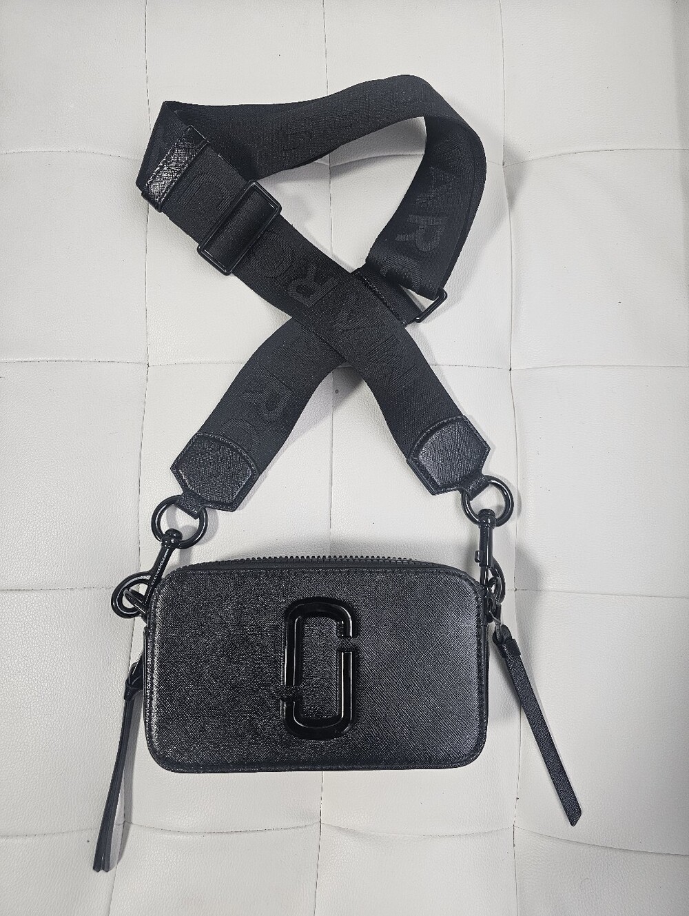 Authentic Marc Jacobs Snapshot Black Crossbody Camera Bag